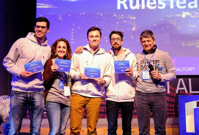 Gruppo Rules - 2 Classificato al Cashless Milano Hack