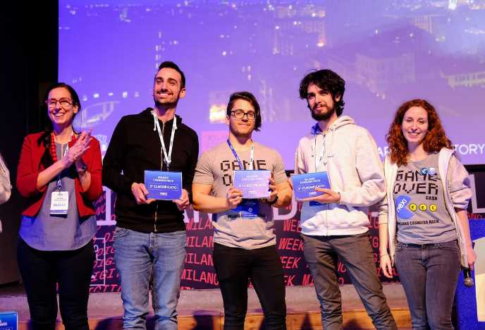 Gruppo 1958  - 3 Classificato al Cashless Milano Hack