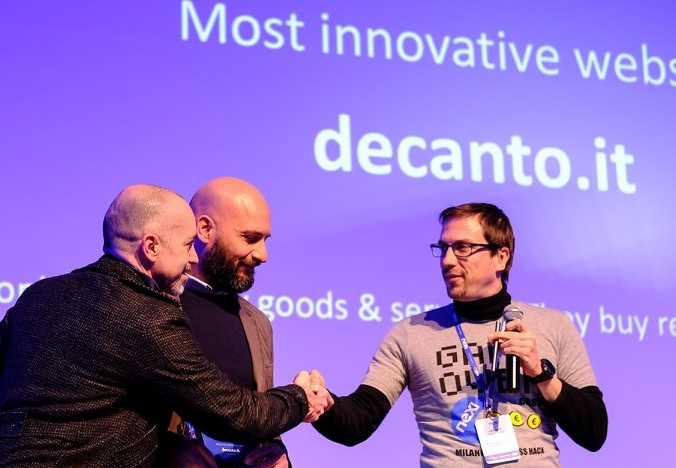 XPay Contest 2017 Decanto.it vince il premio "Most innovative website"