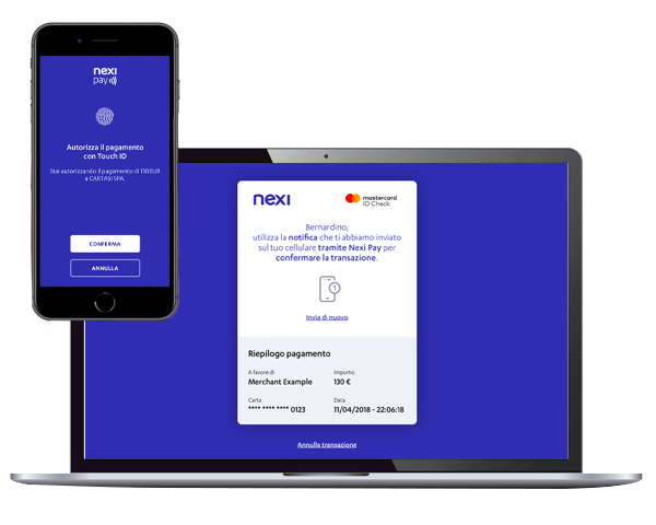 UX Biometria con Nexi Pay