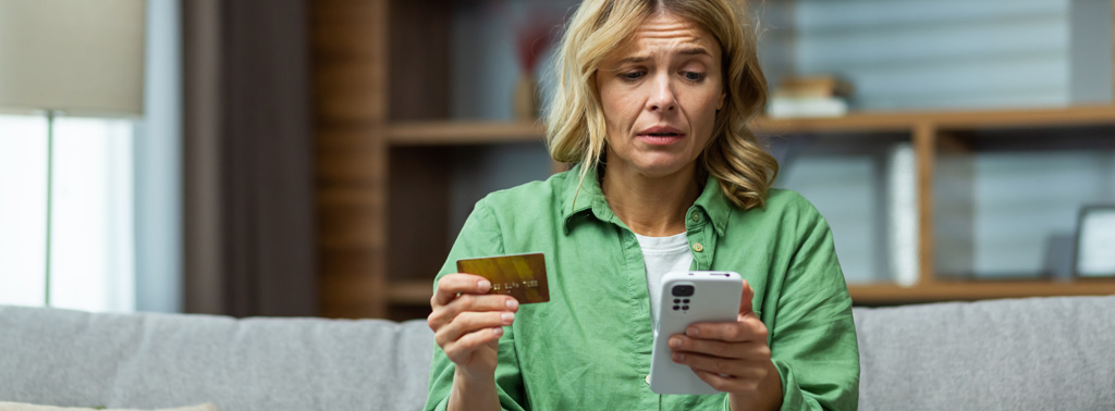 Blocco pagamento con carta