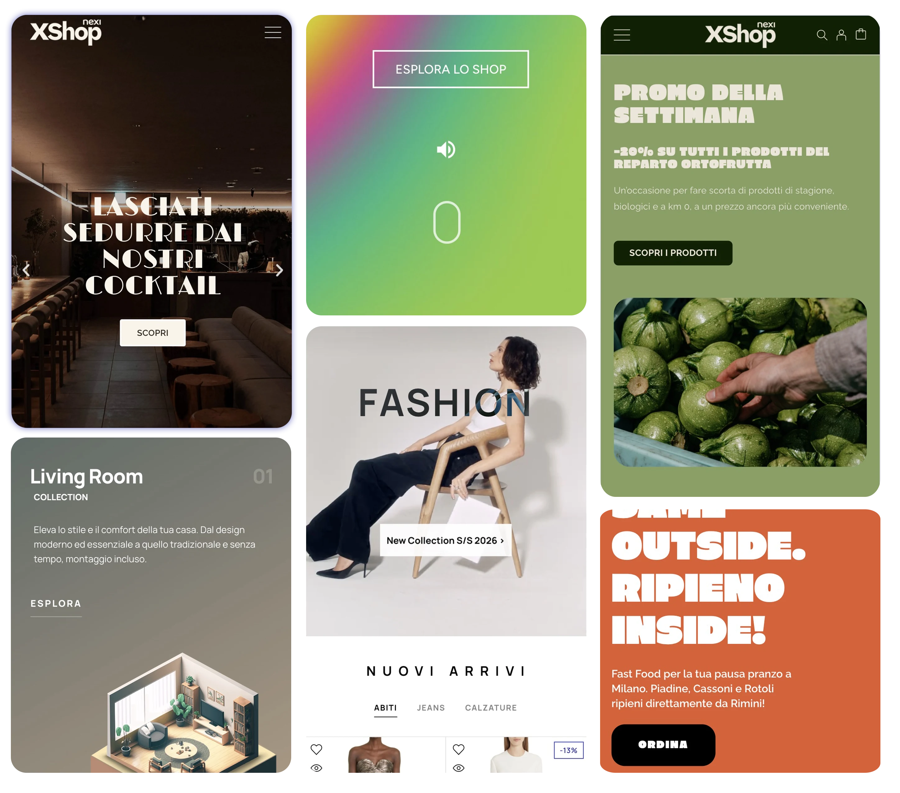 dai forma al tuo business con XShop