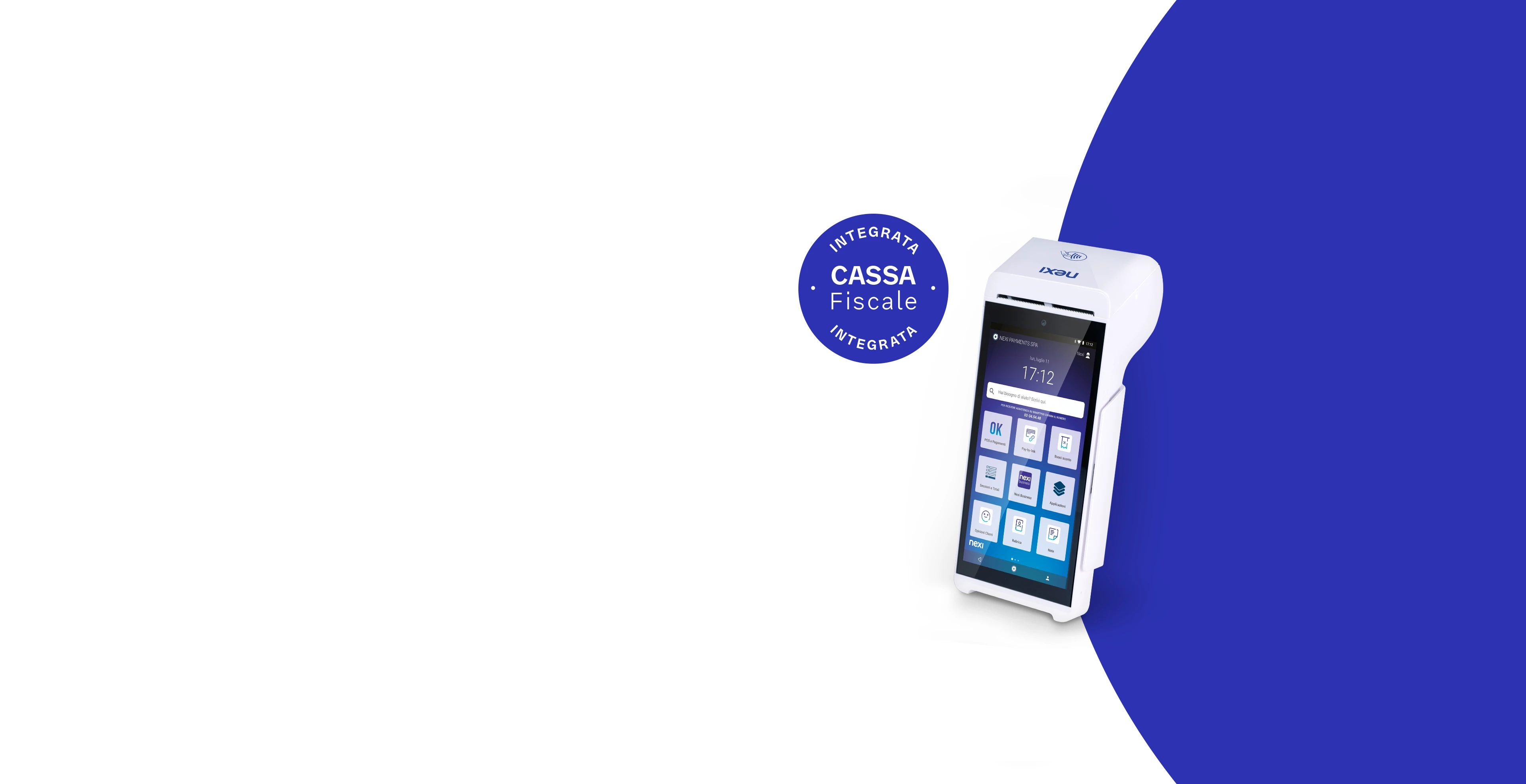 Nexi SmartPOS Mini con stampante