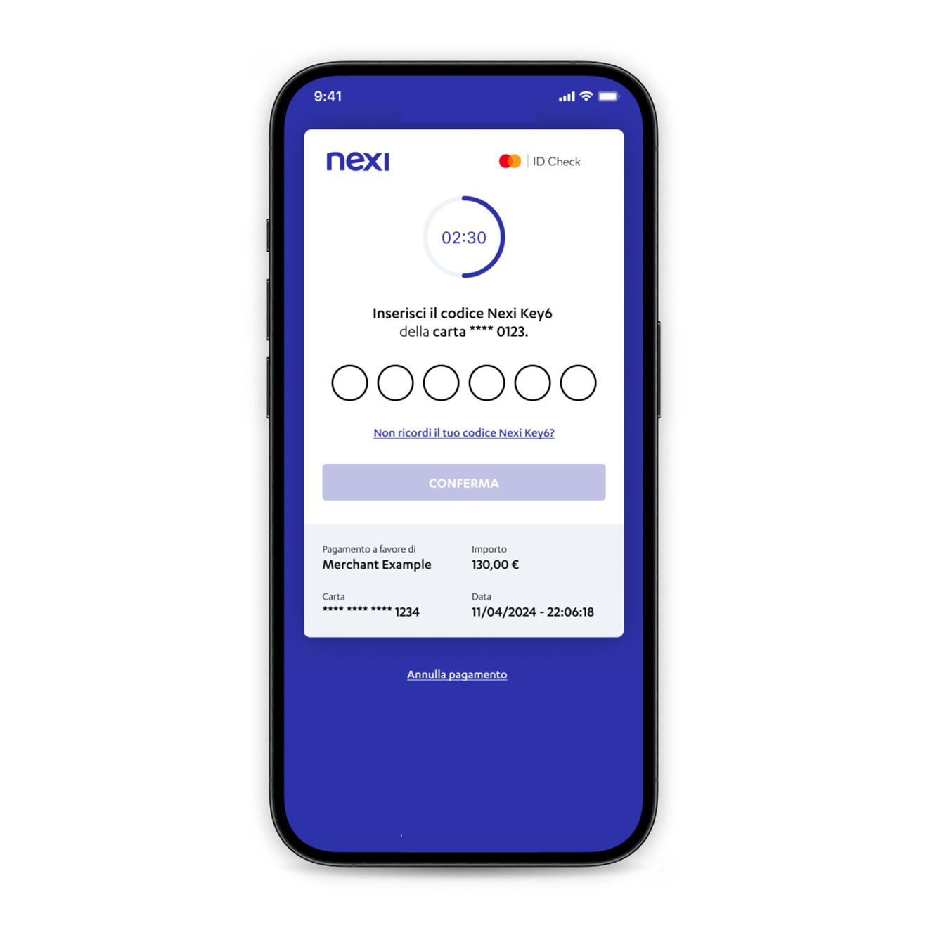 Codice Nexi Key6