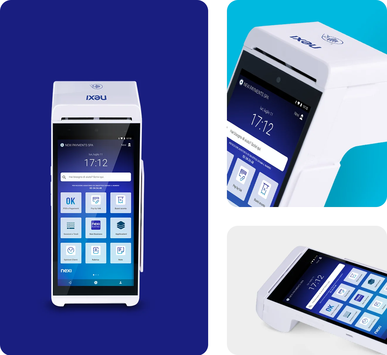 Design Nexi SmartPOS mini con stampante