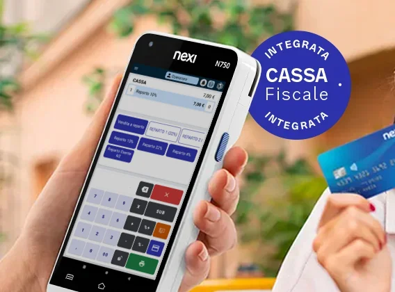 Nexi SmartPOS Mini con Stampante e Cassa Fiscale integrata